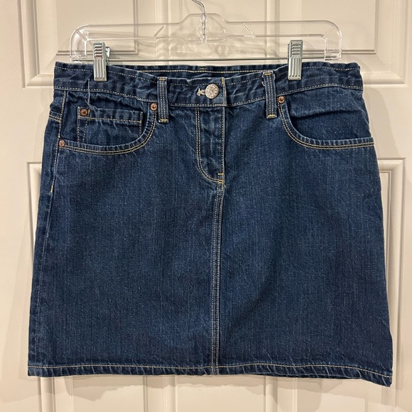 J Crew Dark Wash Denim Mini Style 82722 Size 29 - Picture 1 of 4